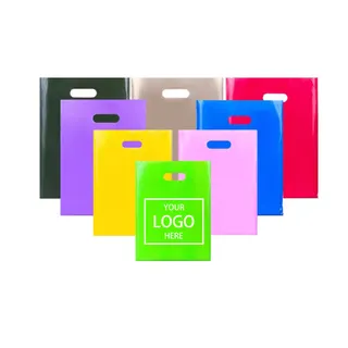 Plastic Bags with Die Cut Handles