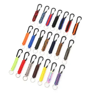 Carabiner with Strap & Split Ring