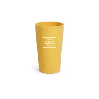 Smooth Plastic Stadium Cup - Orange