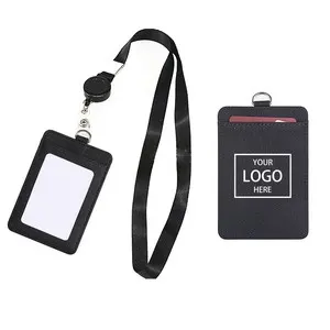 ID Badge Holder w/Retractable Lanyard