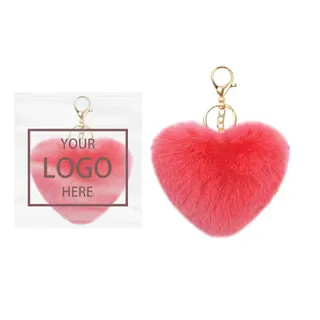Heart Shaped Key Chains - Pink
