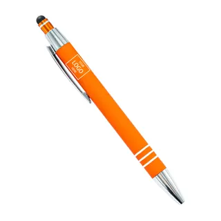 Promotional Rubber Pen - Orange