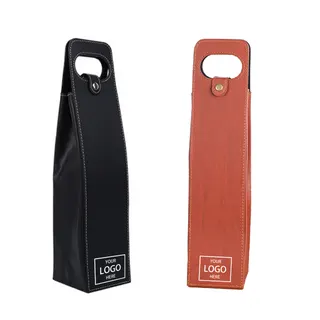 PU Leather Wine Bag
