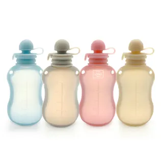 Silicone Milk Storage Bag - Light Brown