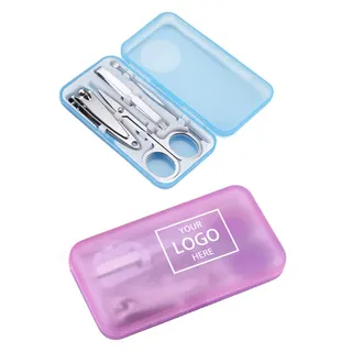 Plastic Bucket Box 4 In 1 Manicure Sets