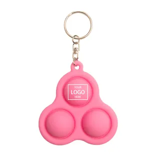 Fidget Popper Mini Keychain - Blue