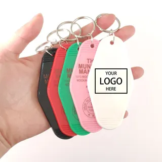 Plastic Inspired Key Tag - Blue