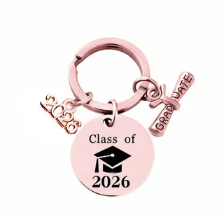 Graduate Key Chain - Gold