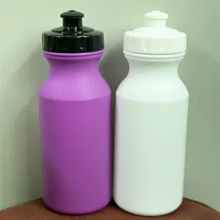 Portable Squeeze Bicycle Water Bottle - White