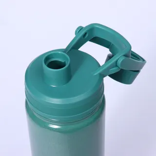 Rainbow Finish Stainless Steel Sports Bottle - Pink