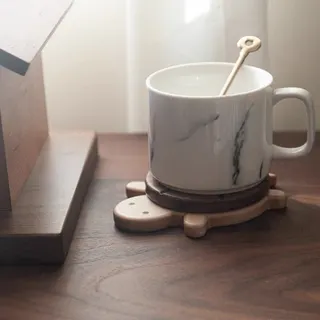 Walnut Wood Turtle Coaster