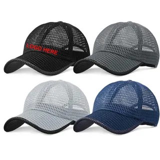 Breathable Baseball Cap - Black