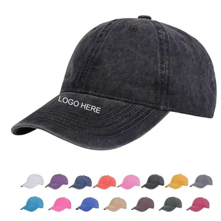 Vintage Cotton Dad Hat - Gray