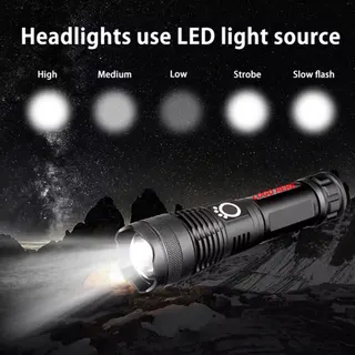 Rechargeable LED Flashlight w/High Lumens