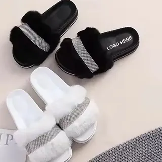 Fluffy Slide Slippers