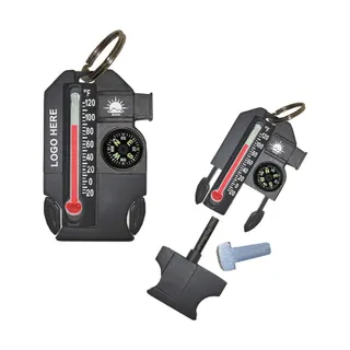 4-in-1 Survival Tool - Black
