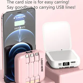 20000mAh Power Bank - White