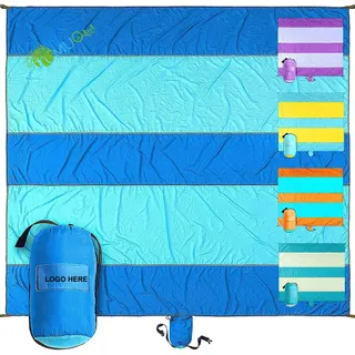 Sand Proof Beach Mat - Blue