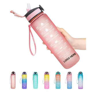 32 Oz. Motivational Water Bottle - Pink