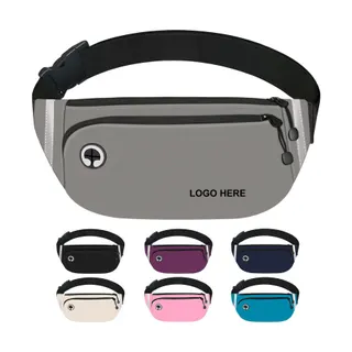 Reflective Strip Fanny Bag