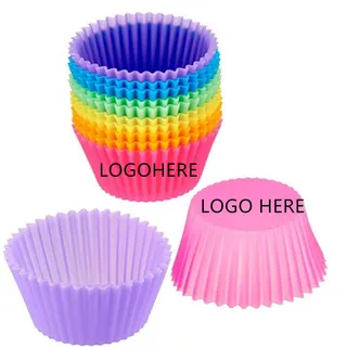 Reusable Silicone Baking Cup - Purple