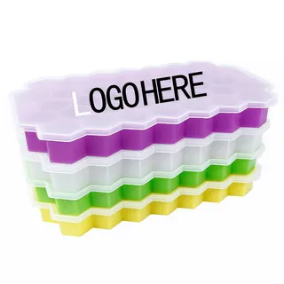 Honeycomb Ice Cube Tray w/Sealed Lid