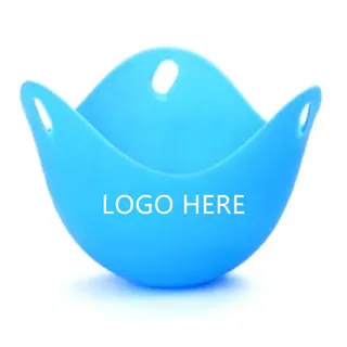 Silicone Egg Poaching Cups - Green