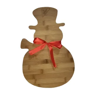 Snowman Shaped Cutting Board